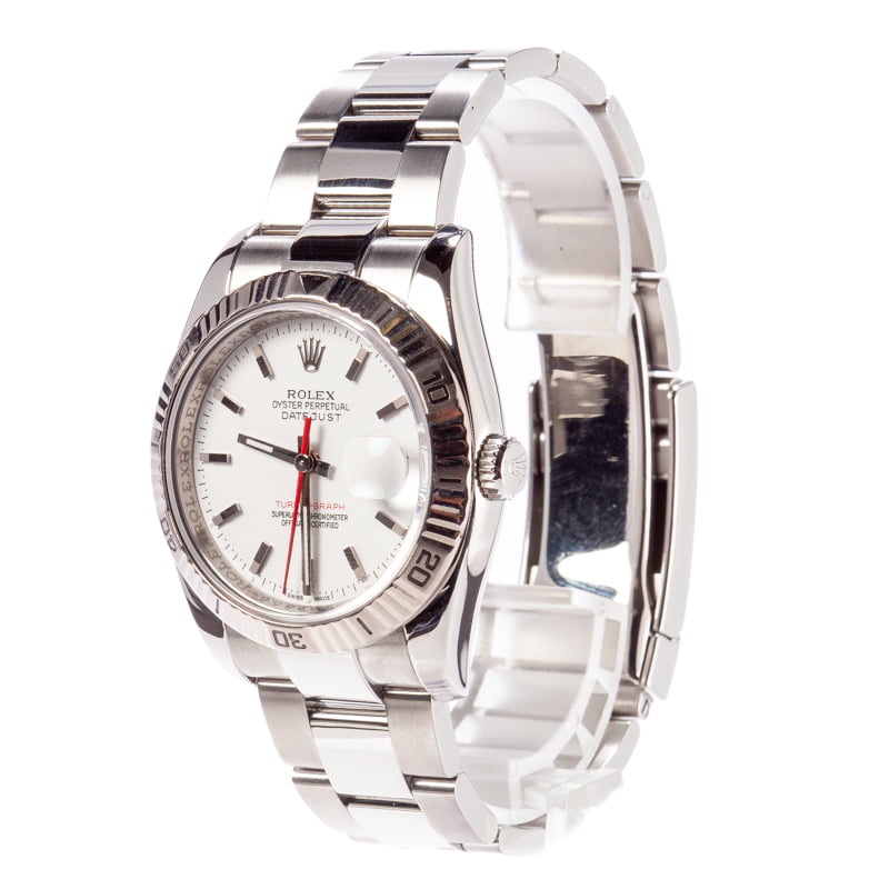 Rolex Datejust Turn-O-Graph 116264 White