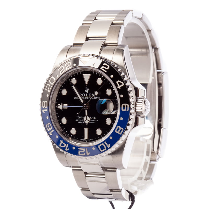 Pre-Owned Rolex Batman GMT-Master II Ref 116710