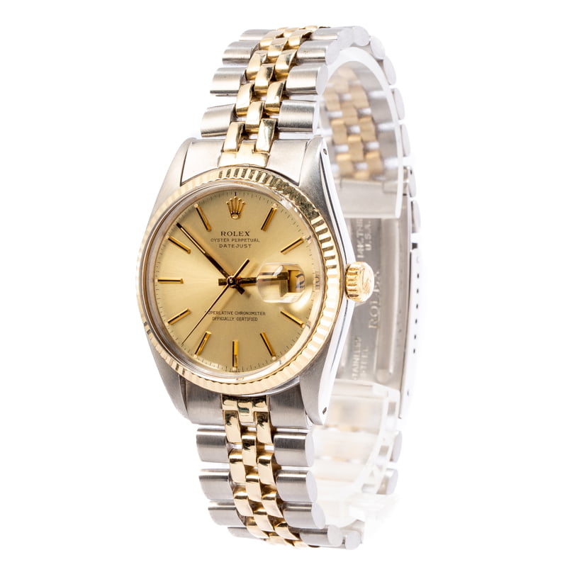 Rolex Datejust 16013 Gold & Steel