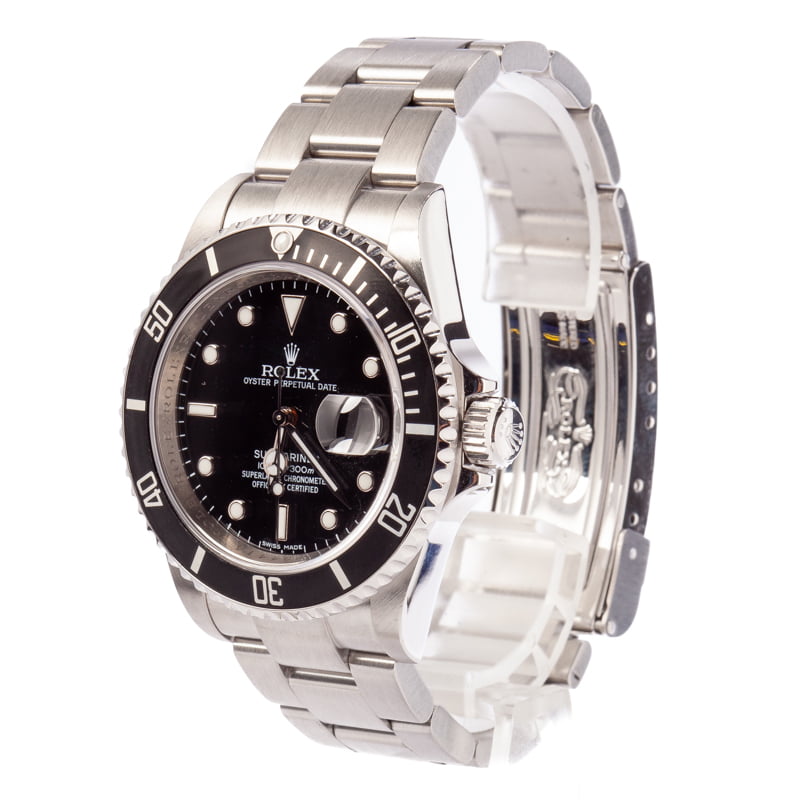 Rolex Submariner 16610T Stainless Steel Watch