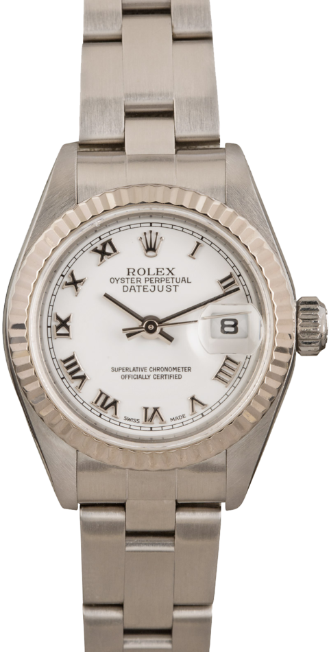 Rolex Datejust 79174 White Roman Dial