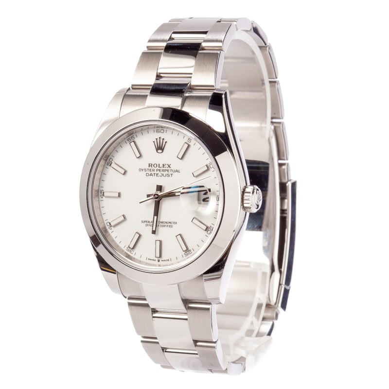 Rolex Datejust 41 Ref 126300 Stainless Steel Oyster
