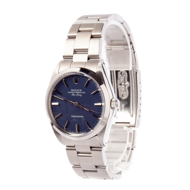 Rolex Air-King 5500 Blue Dial