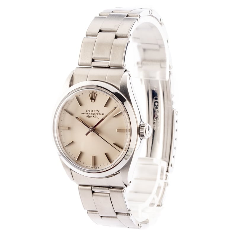 Rolex Air-King 5500 Steel Rivet Oyster