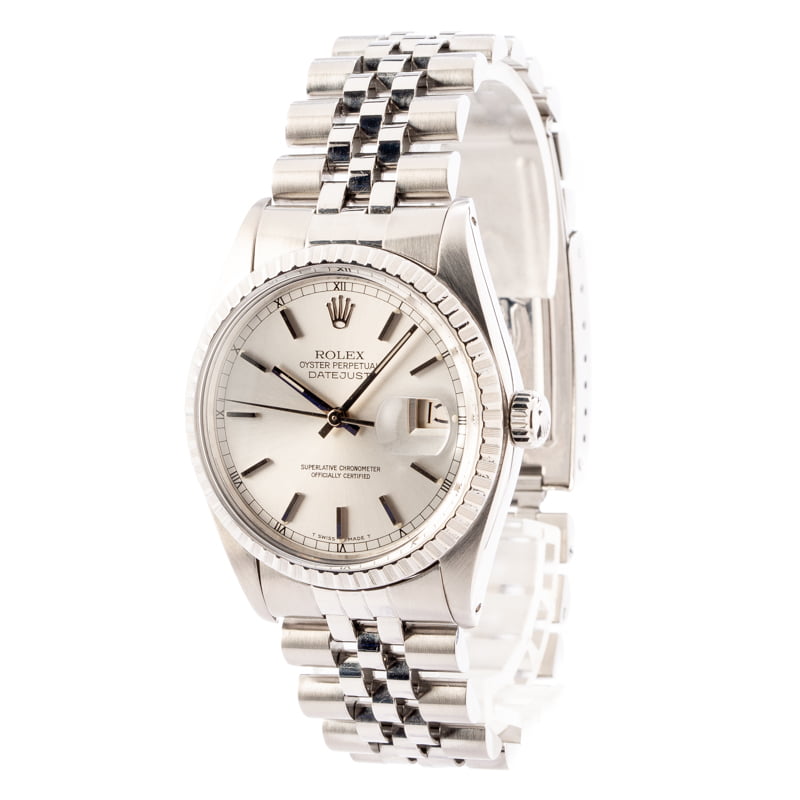 Rolex Datejust 16030 Silver Dial