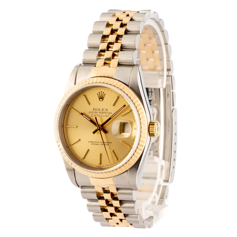 Buy Used Rolex Datejust 16233 | Bob's Watches - Sku: 152682