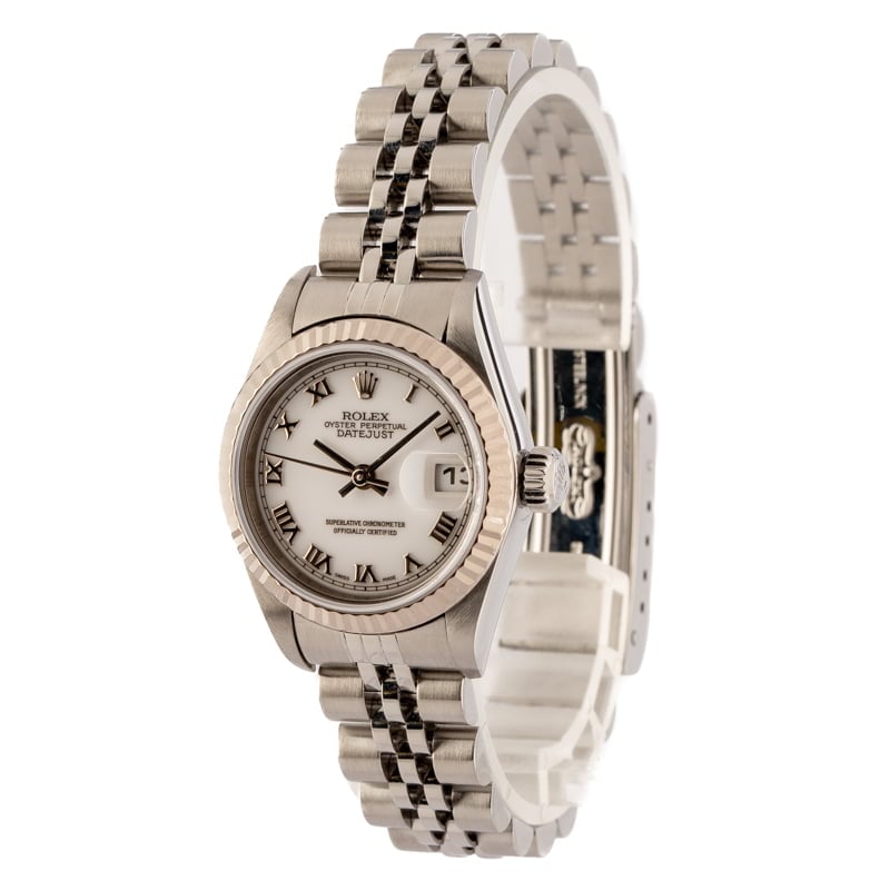 Rolex Datejust 79174 White Roman Dial