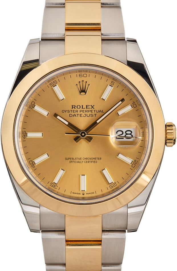 Pre-Owned Rolex Datejust 41 Ref 126303 Two Tone Oyster
