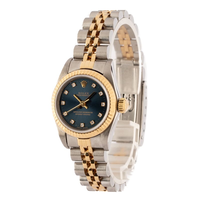 Ladies Rolex Oyster Perpetual 67193 Diamond