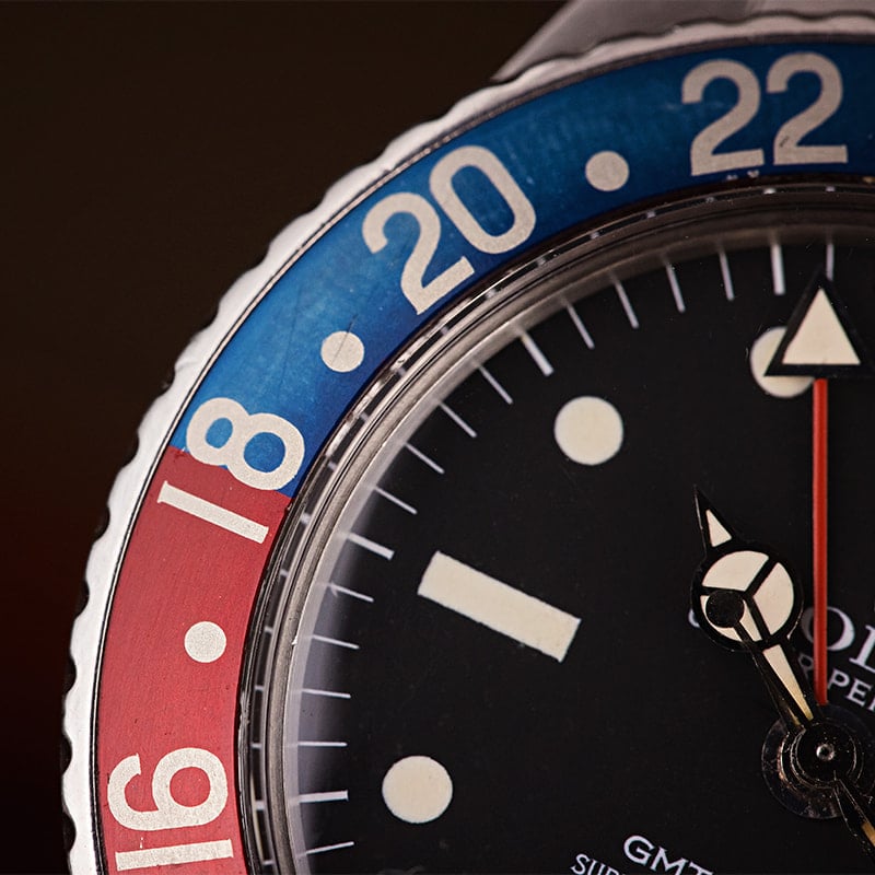 Vintage Rolex GMT-Master 1675 Blue & Red Pepsi