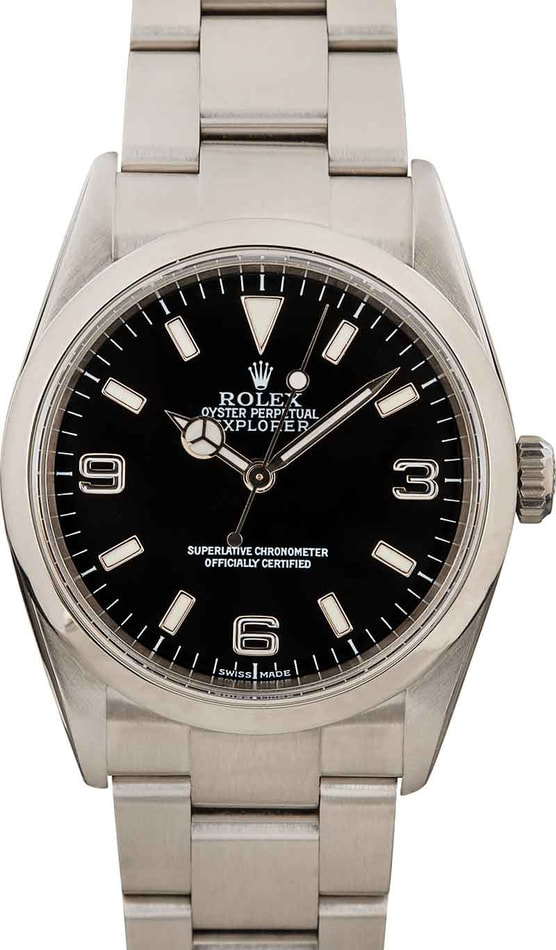 Buy Used Rolex Explorer 114270 Bob s Watches Sku 156915