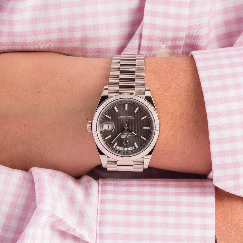 Rolex White Gold Day-Date President 228239