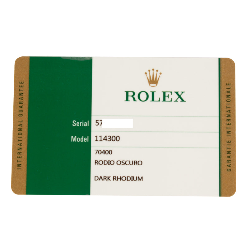 Mens Rolex Oyster Perpetual 114300 Stainless Steel