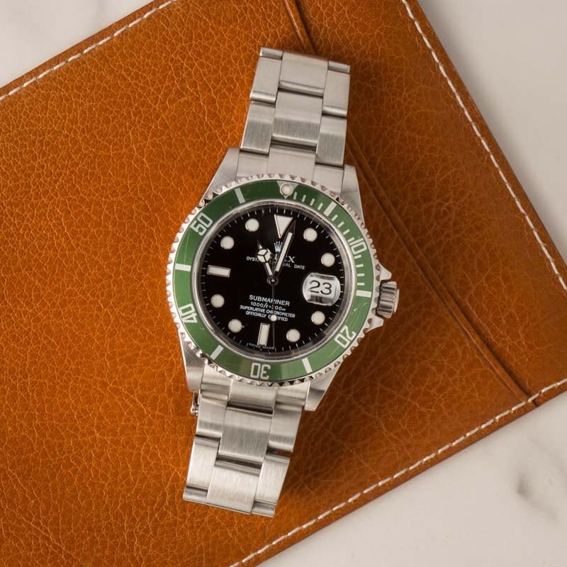 Rolex Submariner 16610V Kermit Insert