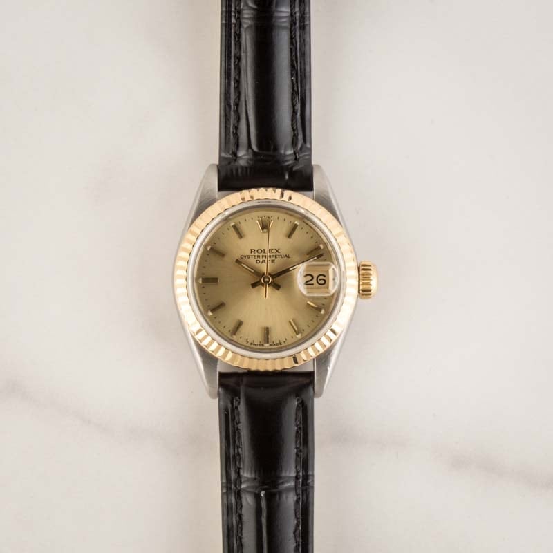 Ladis Rolex Datejust 69173 Two-Tone