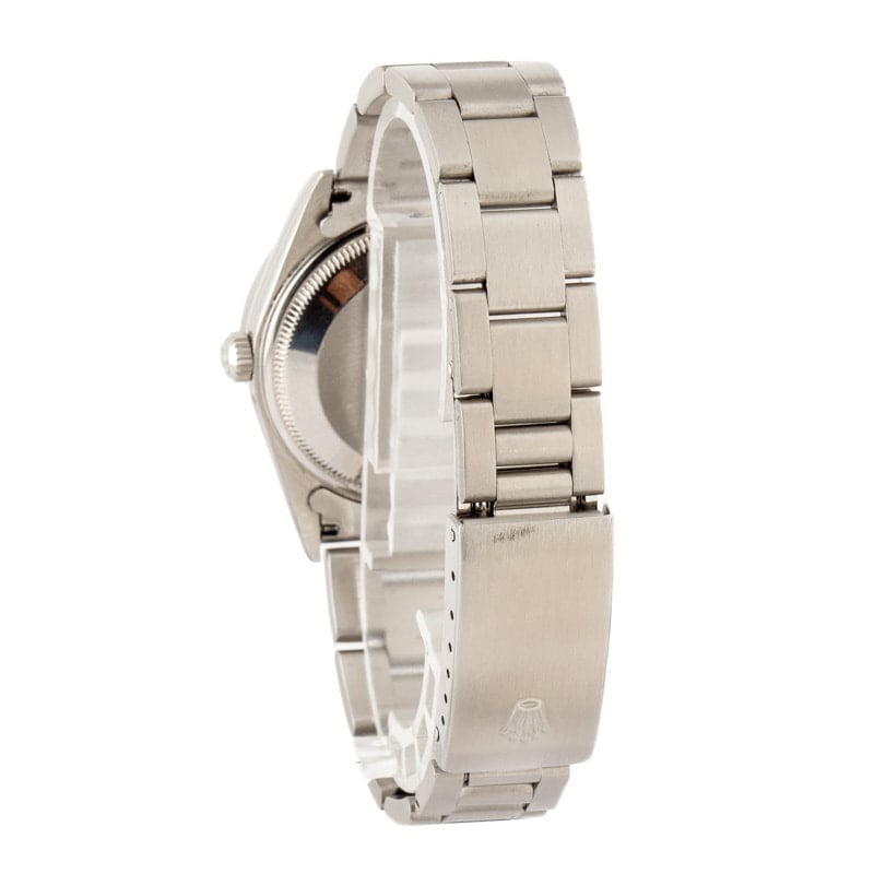 Pre Owned Rolex Date 15210 White Roman Dial