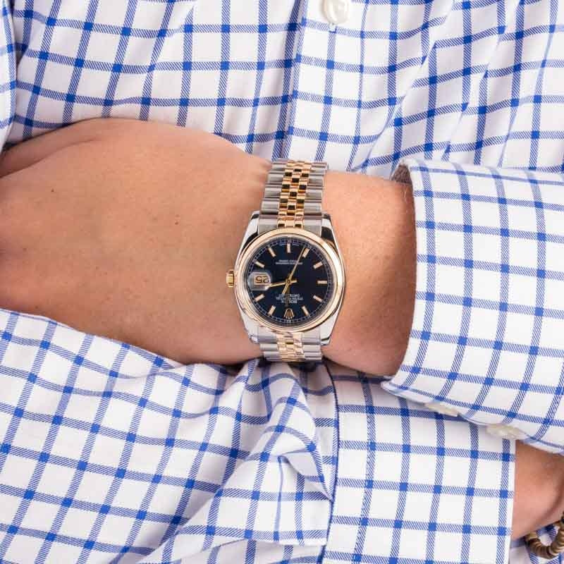 Rolex Datejust 116203 Blue Dial