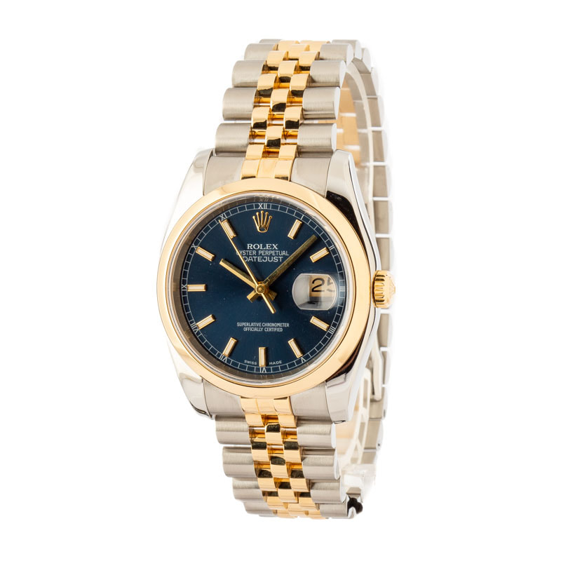 Rolex Datejust 116203 Blue Dial