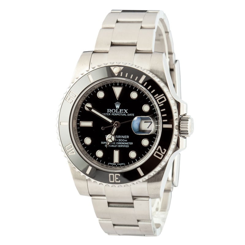 Used Rolex Submariner 116610 Black Dial