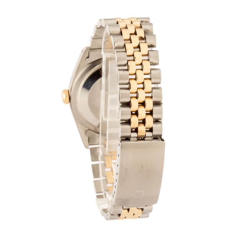 Rolex Datejust 36 Ref 16233 Blue Vignette Diamond Dial