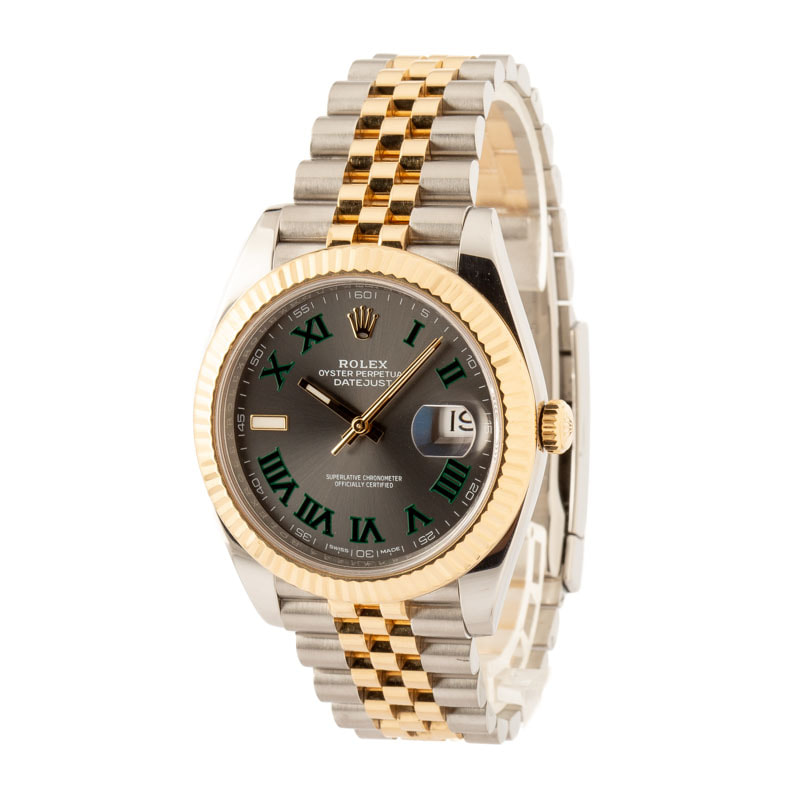 Rolex Datejust 41 Ref 126333 Wimbledon Dial