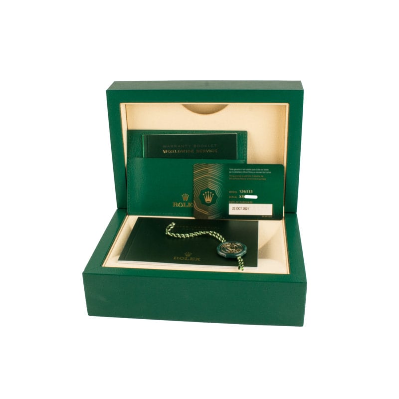 Rolex Datejust 41 126333 Wimbledon Dial