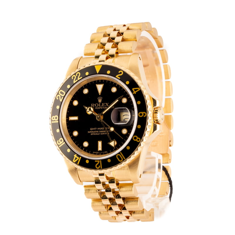 Rolex GMT-Master 16758 Yellow Gold