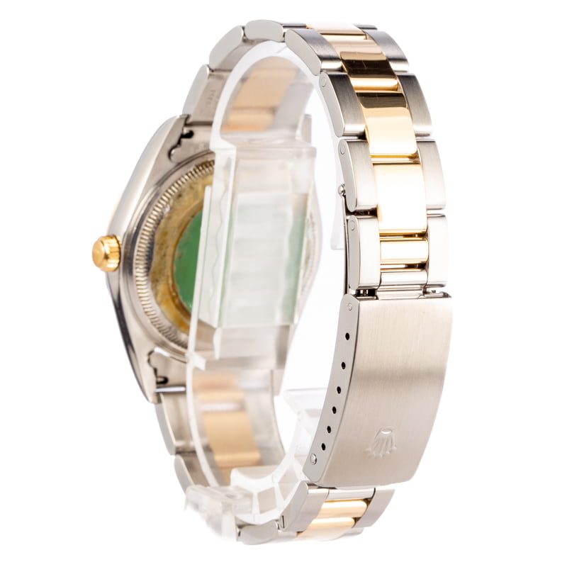 Men's Rolex Oyster Perpetual Date Stainless Steel & Gold 15223