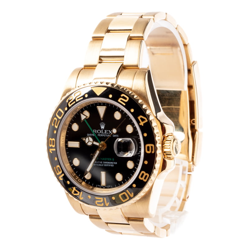 Rolex GMT-Master II Ref 116718 Black Dial