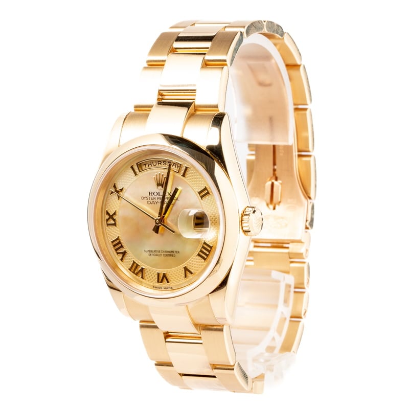 Rolex Day-Date 118208 Mother of Pearl Dial