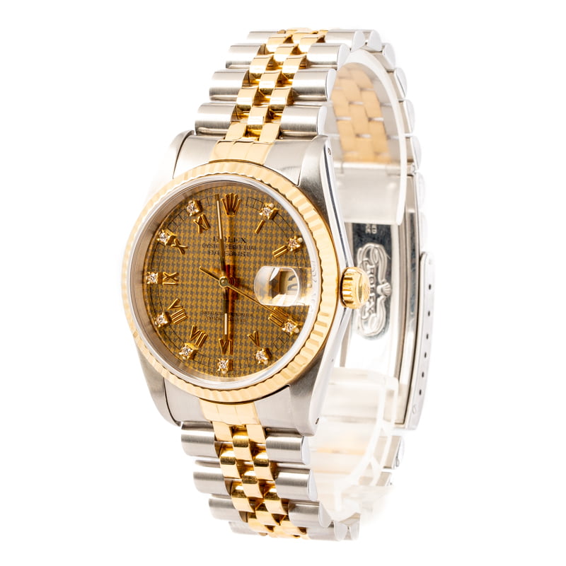 Pre Owned Rolex Datejust 16233 Diamond Dial