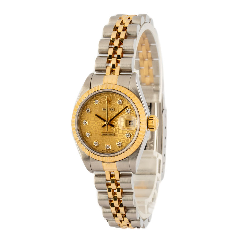 Ladies Rolex Datejust 79173 Diamond Dial