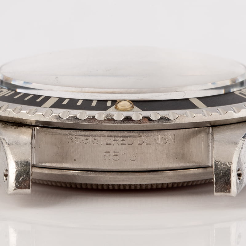 Vintage Rolex Submariner 5513 Stainless Steel