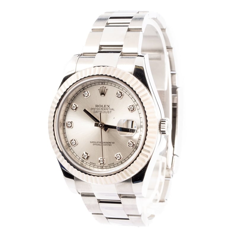 Rolex Datejust II 116334 Silver Dial