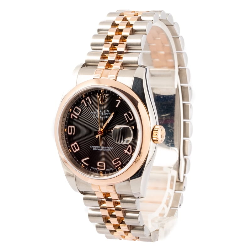 Pre-Owned Rolex Datejust 116201 Arabic Dial
