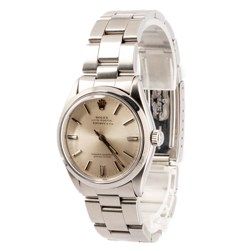 Rolex Oyster Perpetual 1002 Tiffany & Co Dial