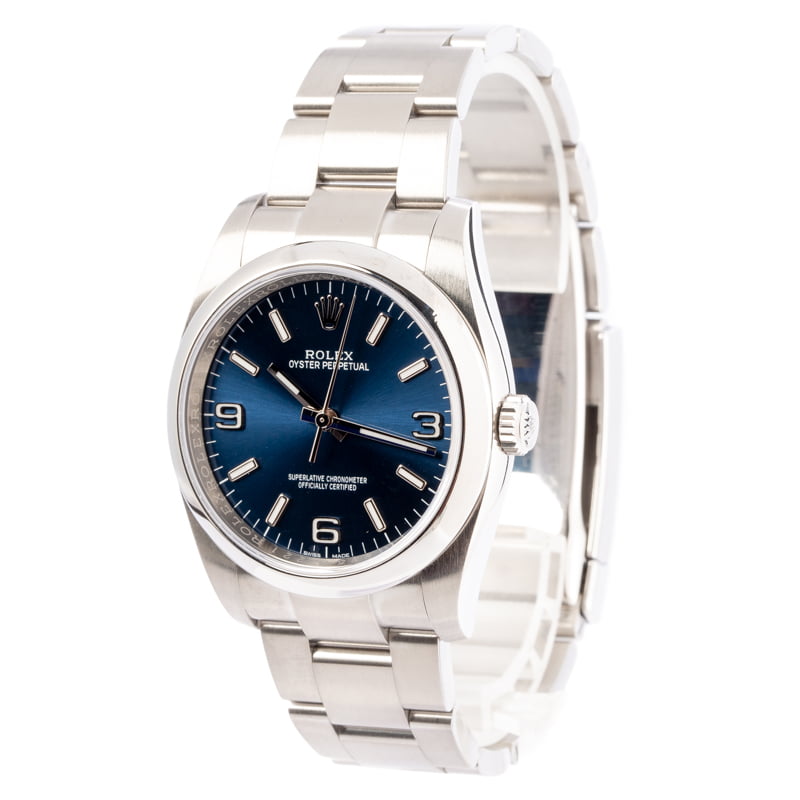 Rolex Oyster Perpetual 116000 Blue Dial
