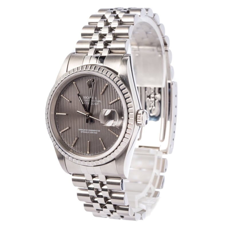 Buy Used Rolex Datejust 16220 | Bob's Watches - Sku: 150477 x