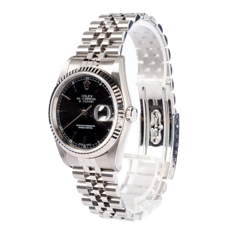 Rolex Datejust 16234 Black Index