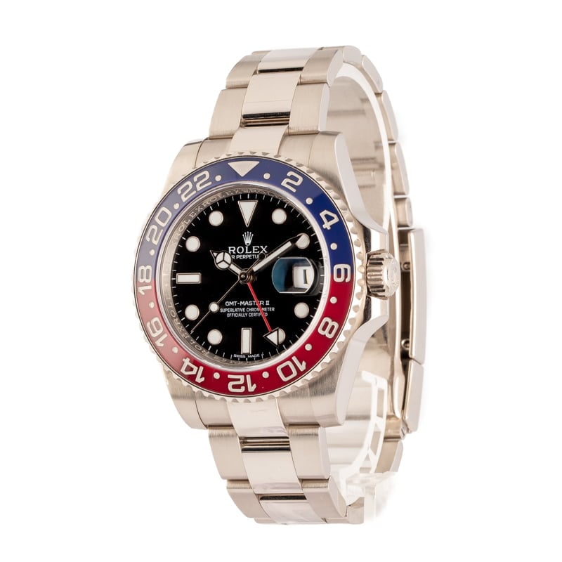 Rolex GMT- Master II Ref 116719 White Gold Oyster Pepsi