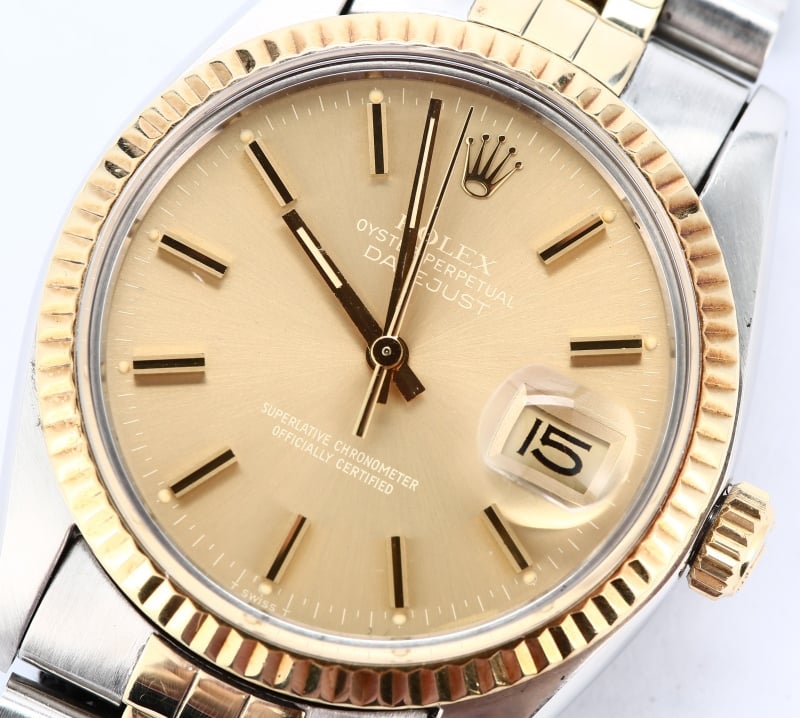 Rolex Datejust Stainless Steel and Gold 16013 Mens