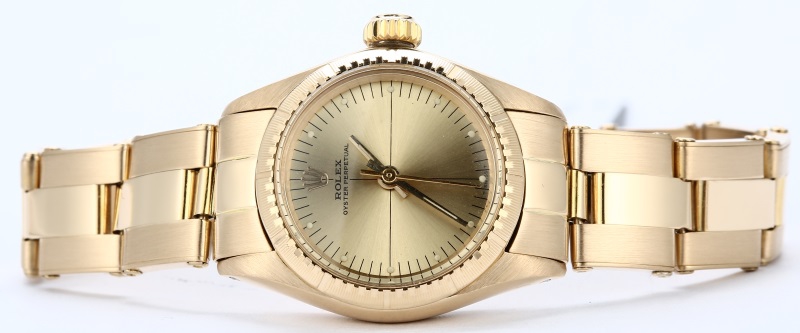 Rolex Ladies Oyster Perpetual 6724 Yellow Gold
