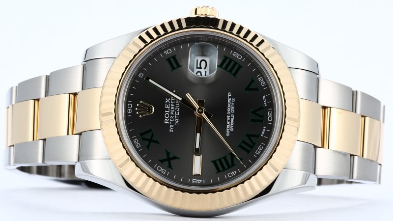 Rolex Datejust II 116333 Slate Dial - Certified Pre-Owned