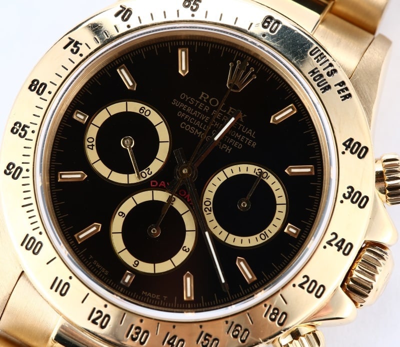 Rolex Daytona 18k Yellow Gold 16528