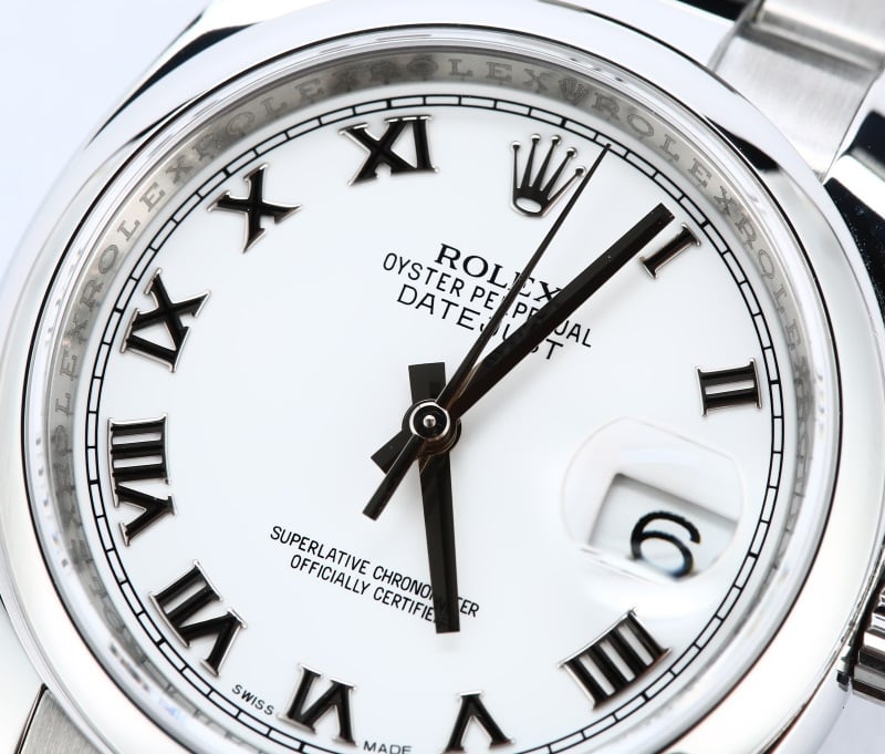 Rolex Datejust 116200 White Roman