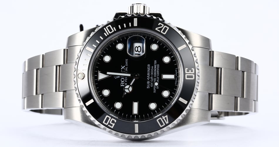 Authentic Rolex Submariner 116610 Steel Band