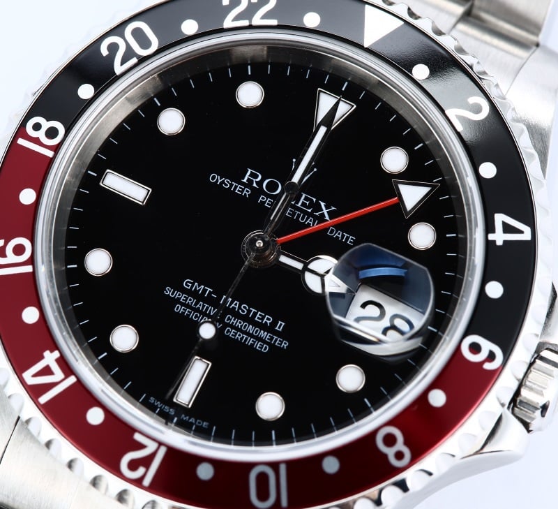 Rolex Coke GMT Master II 16710 No Holes