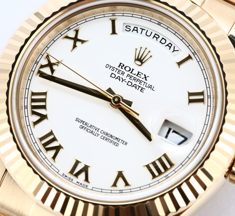 Rolex 41MM Day Date 218238 White Roman