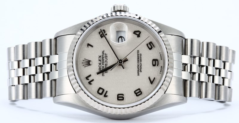 Rolex Datejust 16234 White Jubilee Dial