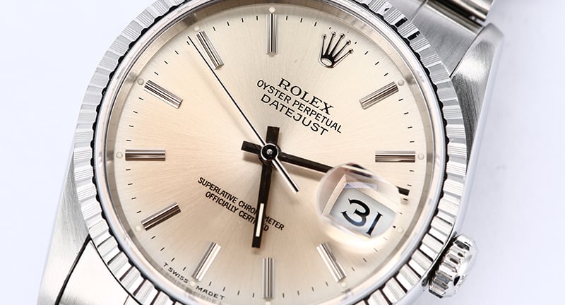 Men's Rolex Datejust 16220 Silver